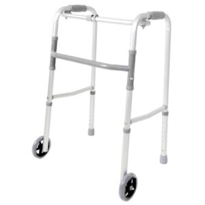 Walker Walking Frame – Rollator Front Wheels Folding