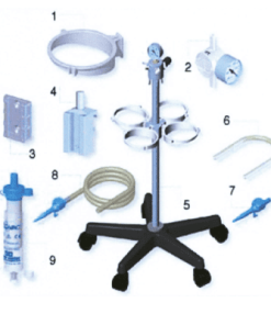 trolley-247x296 Surgical Suction Flovac Trolley 4 place